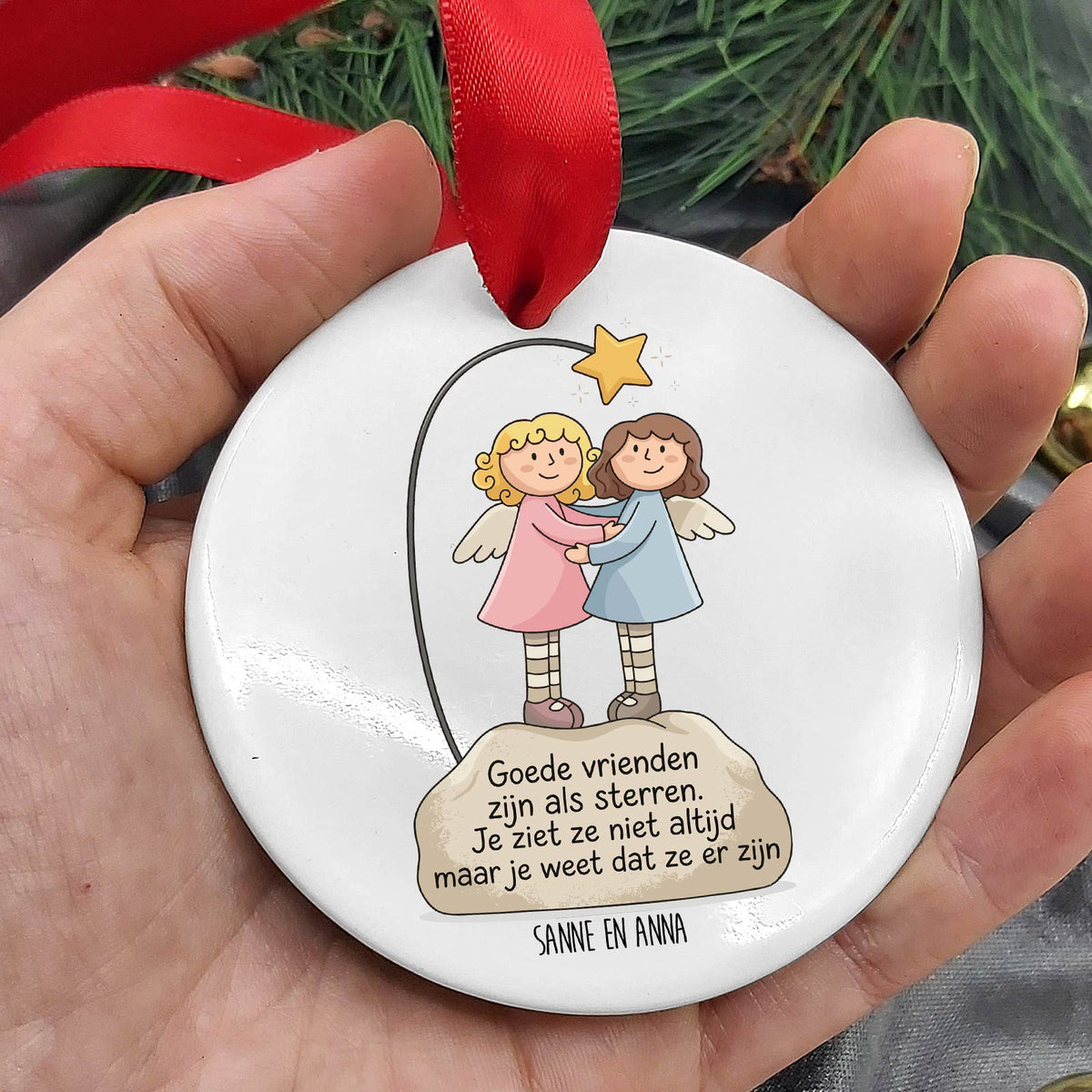 Vriendinnen zijn als sterren - Cadeau vriendin - Bella Mia