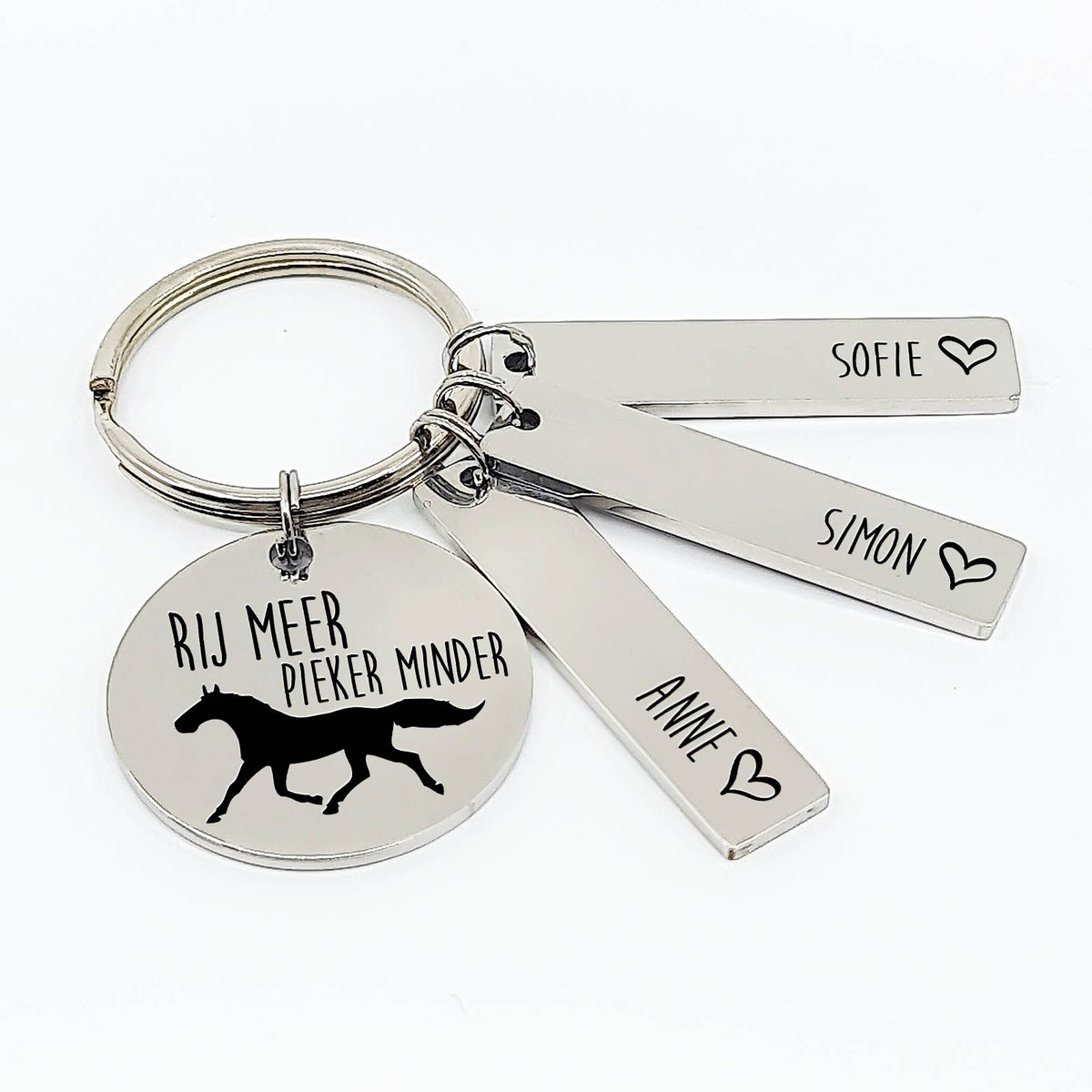 Rij Meer Pieker Minder Sleutelhanger