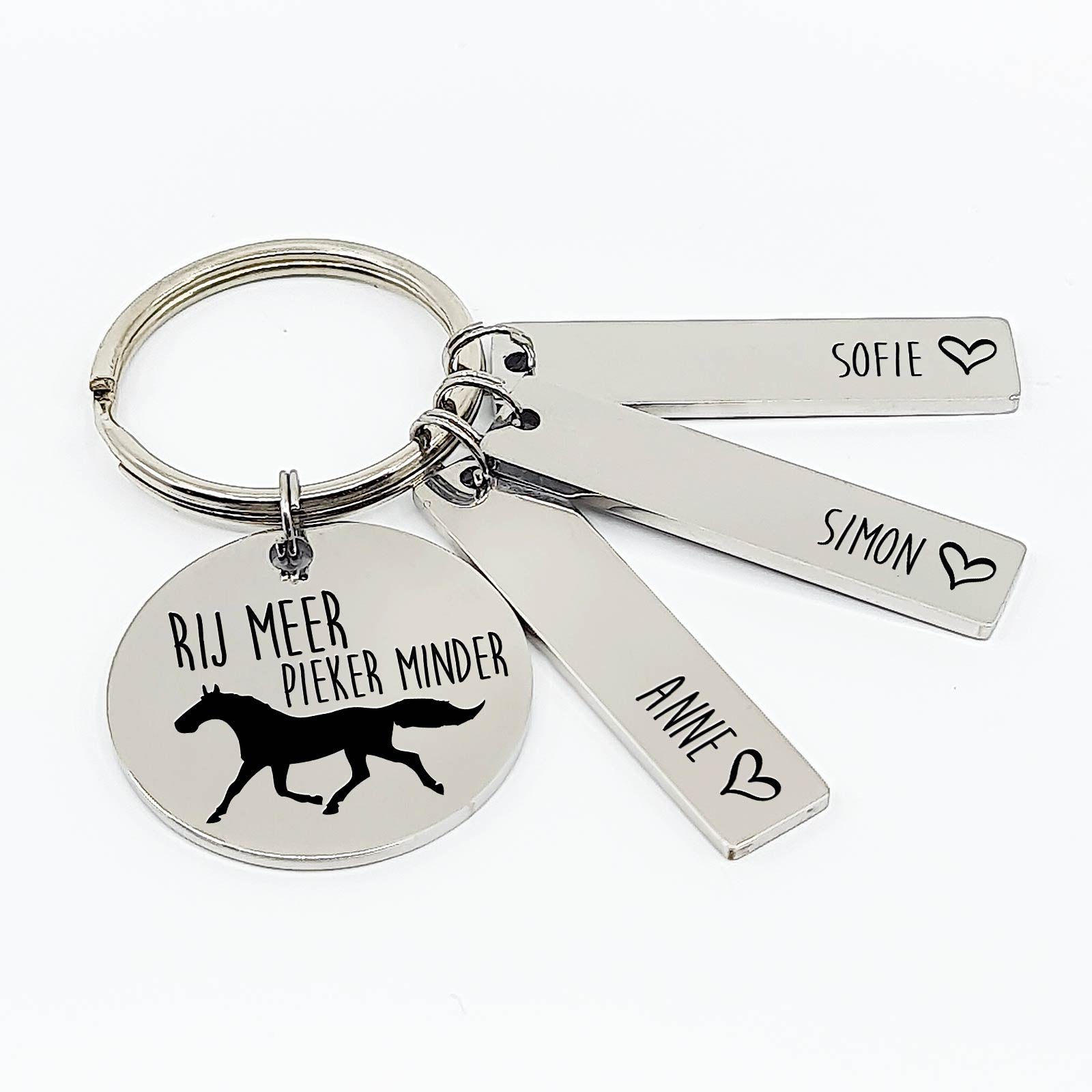 Rij Meer Pieker Minder Sleutelhanger