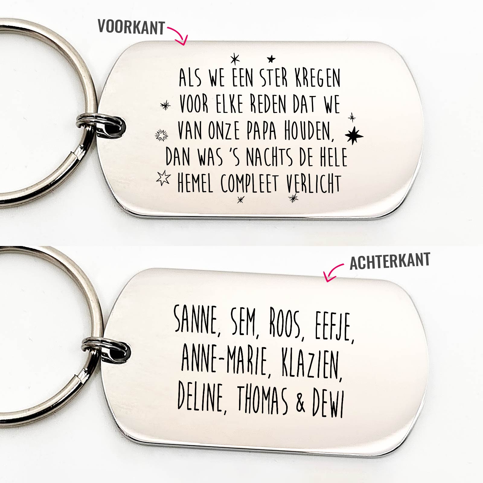 Papa, Als We Een Ster Kregen... - Dogtag