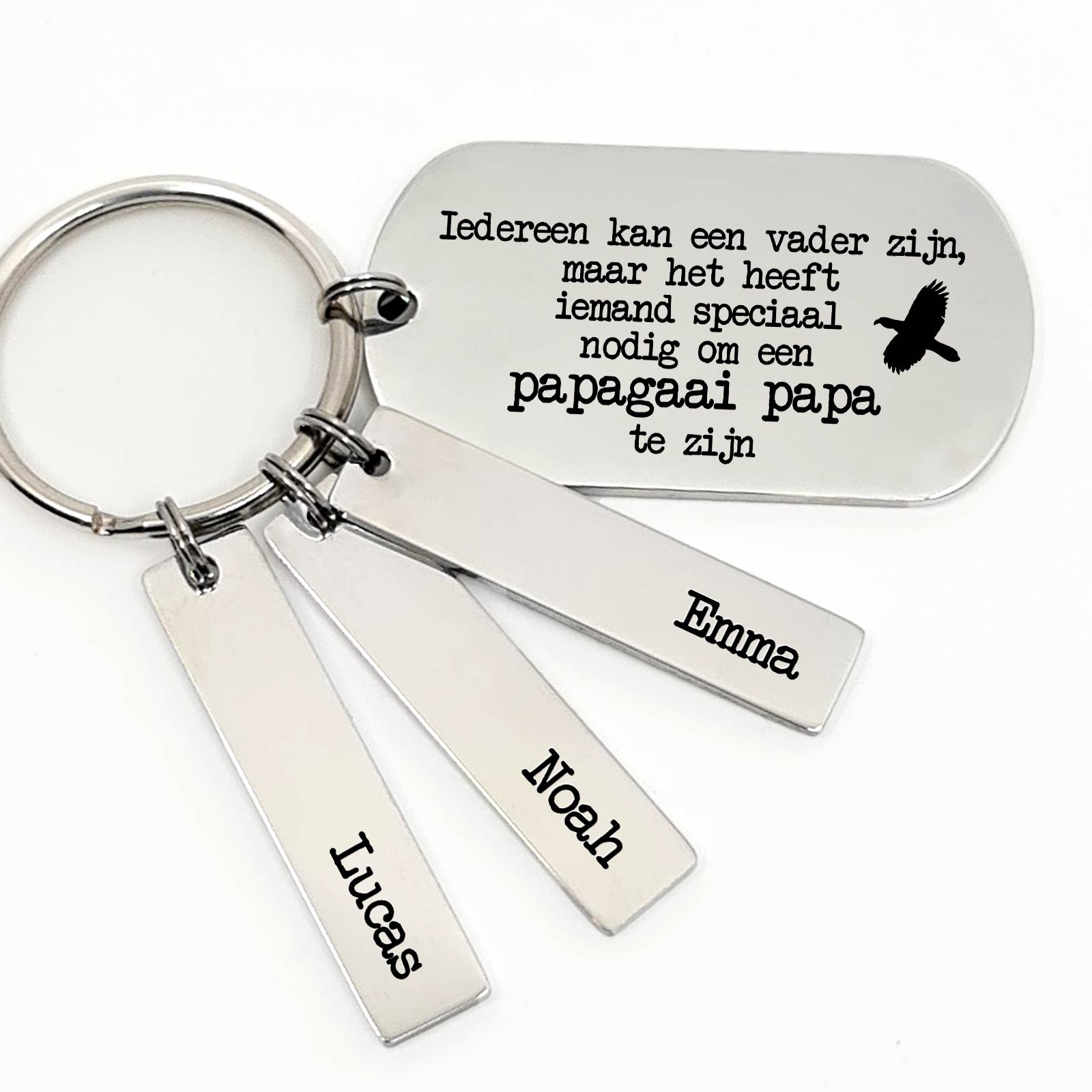 Papagaai Papa Sleutelhanger