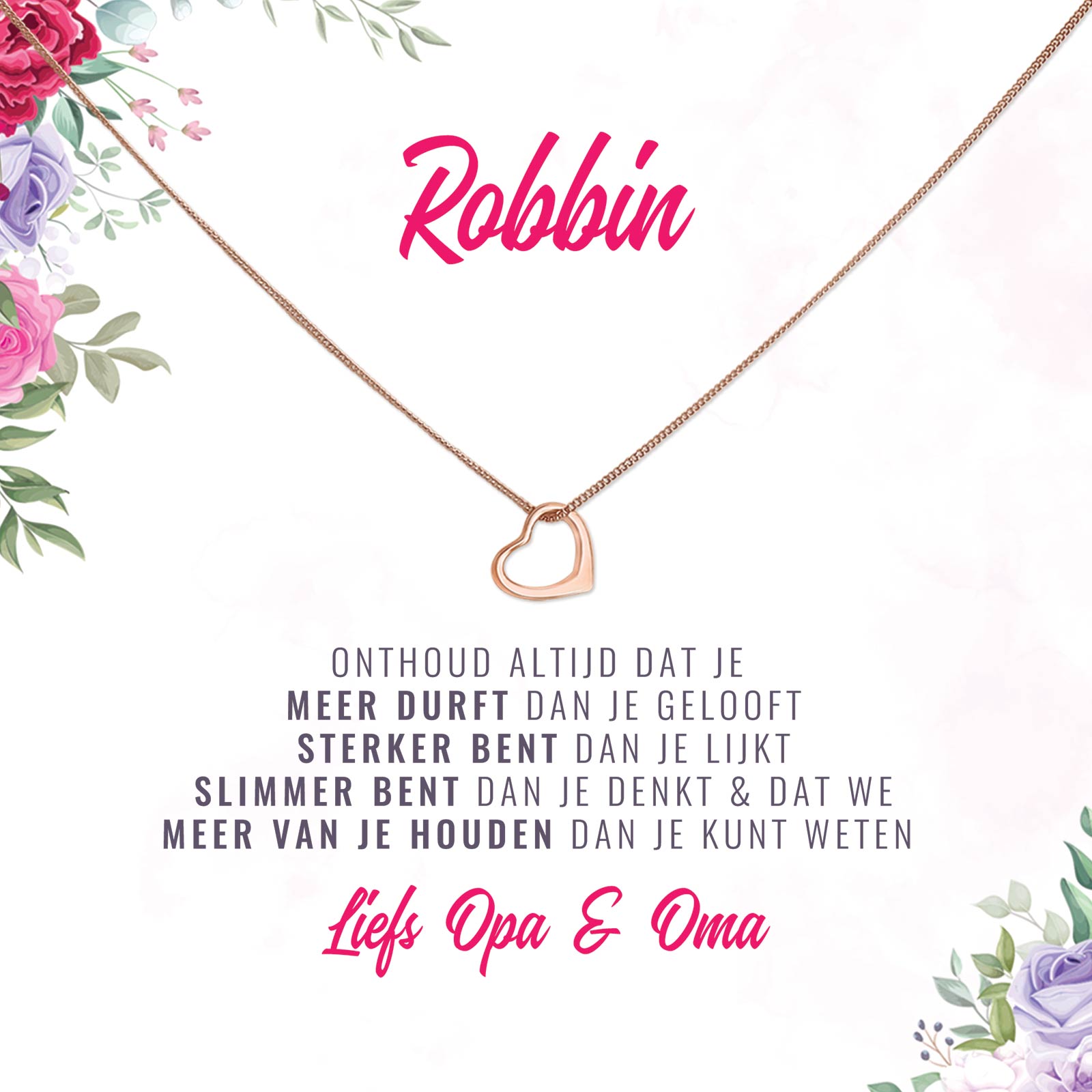 Onthoud Altijd Dat Je... Ketting