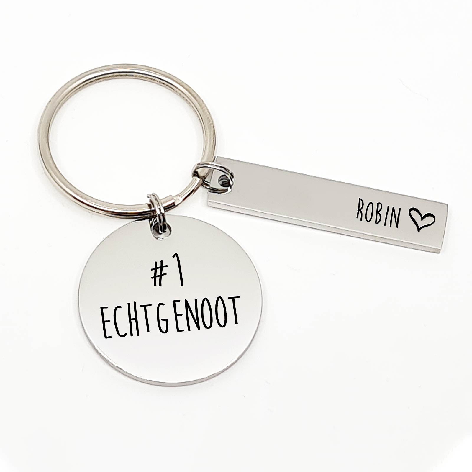 #1 Echtgenoot - Sleutelhanger - Bella Mia