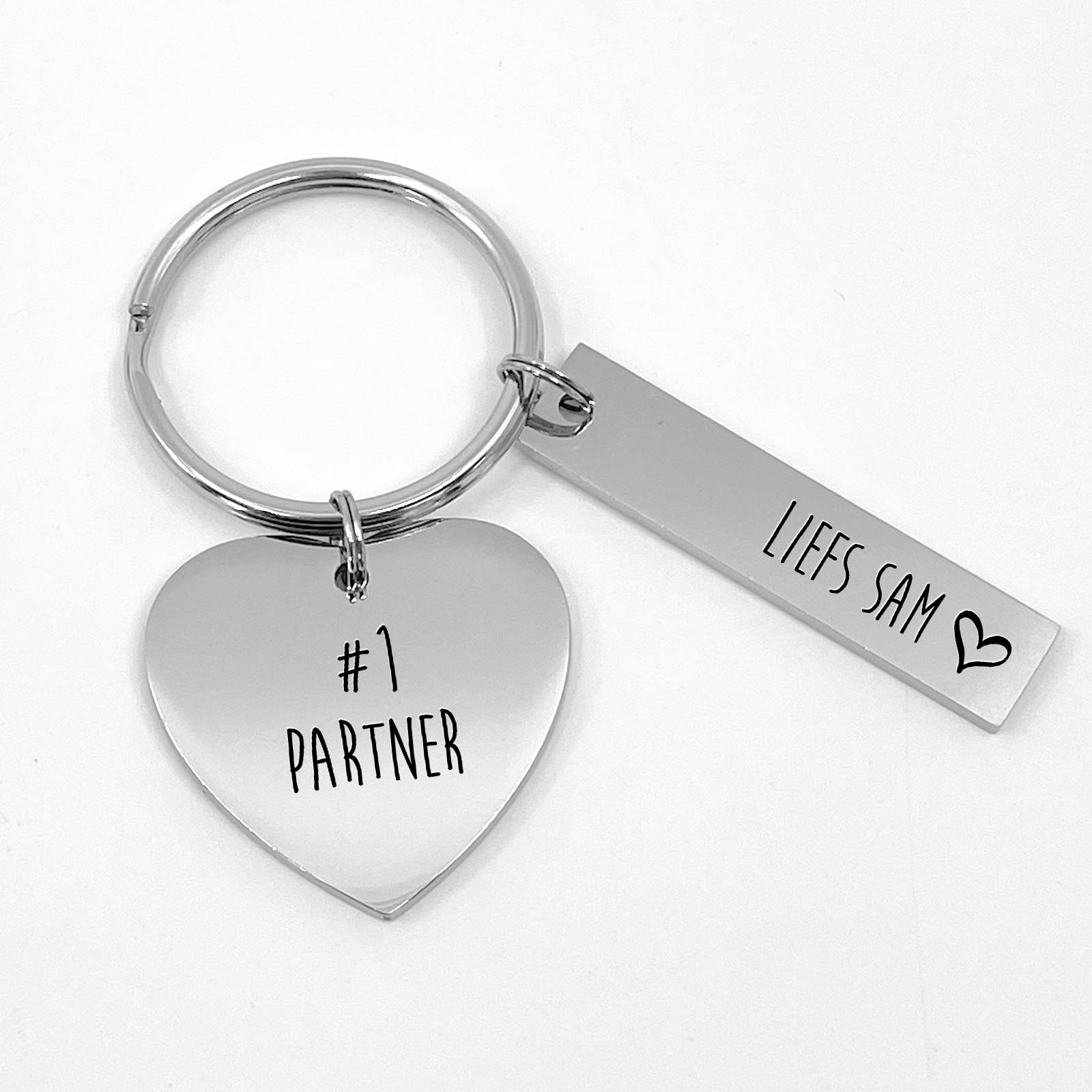 #1 Partner Hart Sleutelhanger - Bella Mia