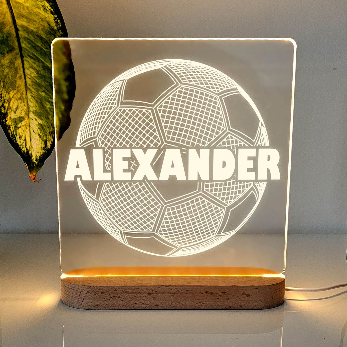 3d Voetbal - Ledlamp - Bella Mia