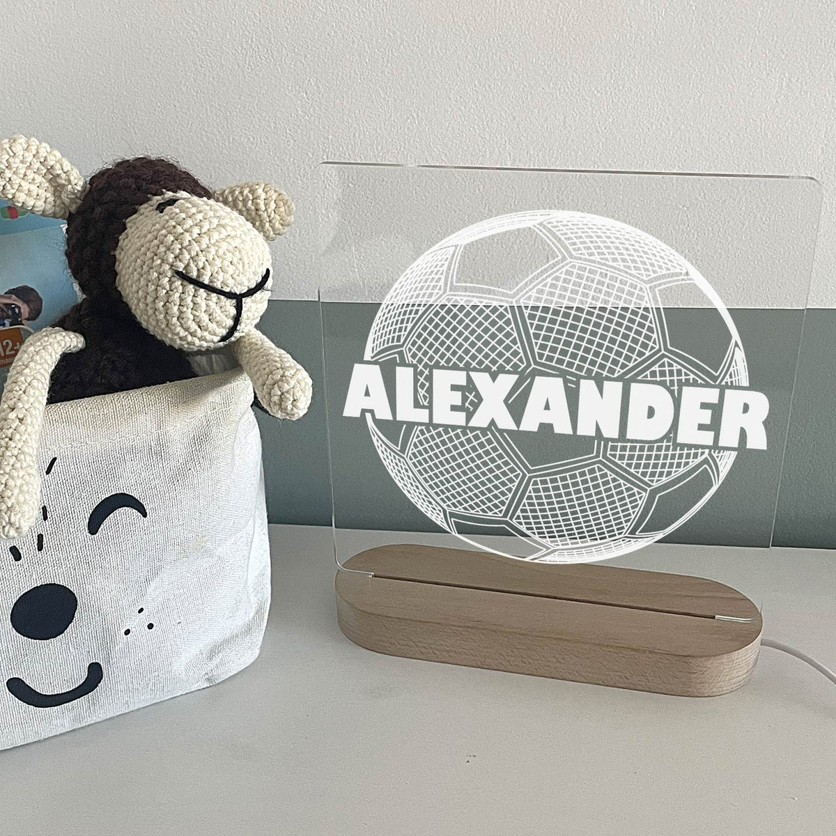 3d Voetbal - Ledlamp - Bella Mia