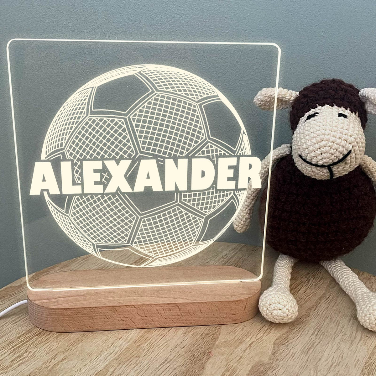 3d Voetbal - Ledlamp - Bella Mia