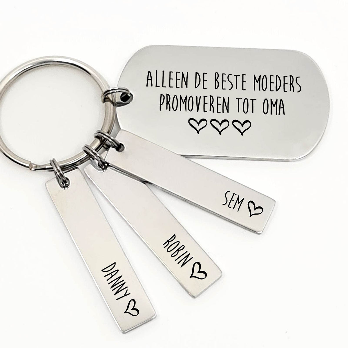 Allen Beste Moeders Promoveren Tot Oma Sleutelhanger - Bella Mia