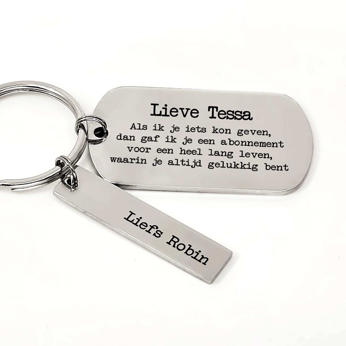 .... Als Ik Je Iets Kon Geven Sleutelhanger - Bella Mia