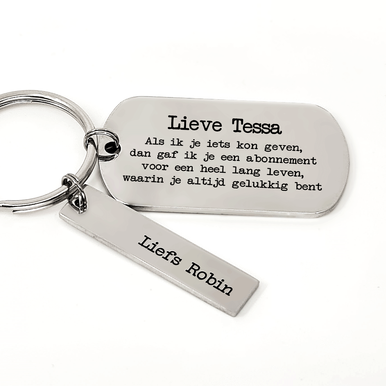 .... Als Ik Je Iets Kon Geven Sleutelhanger - Bella Mia