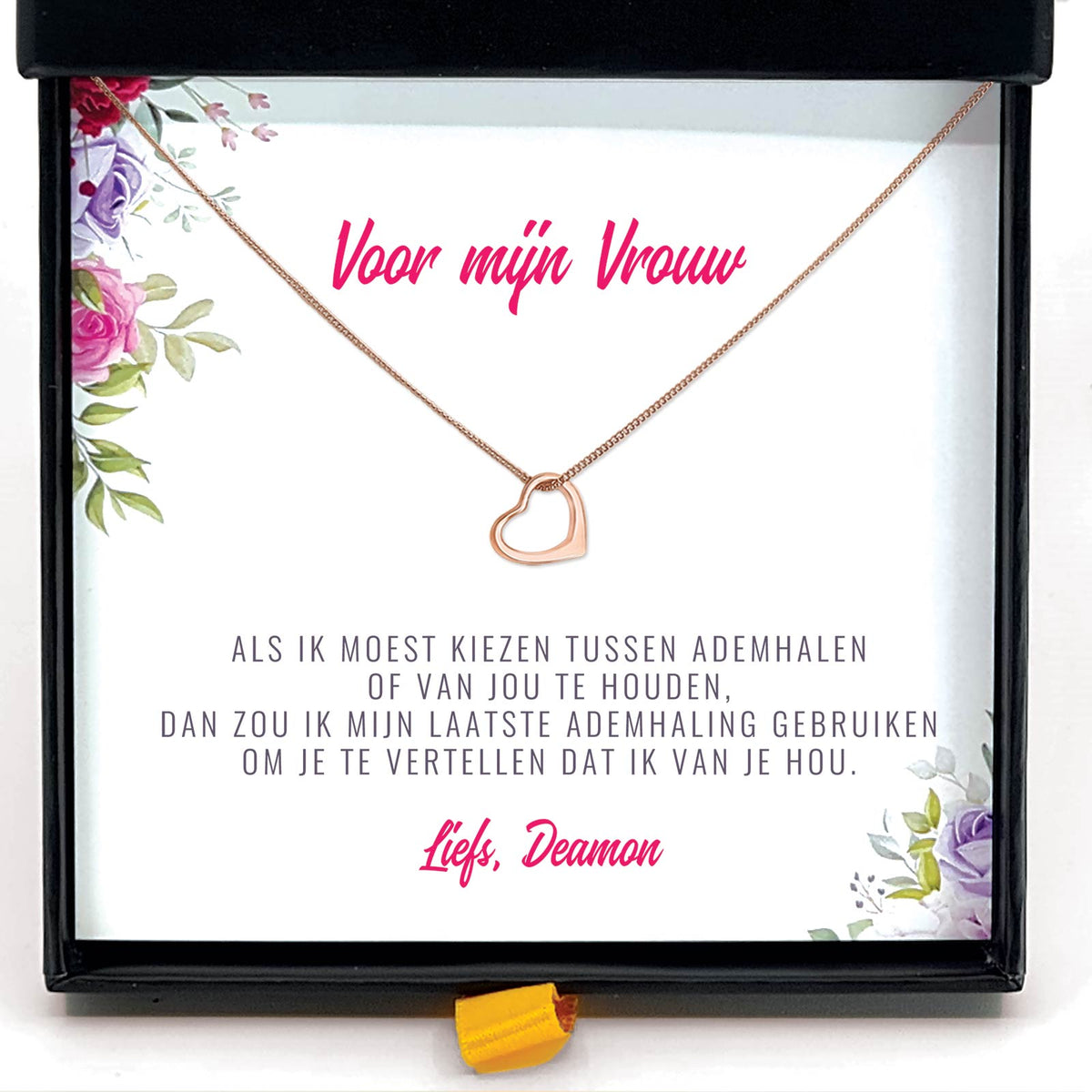 Als Ik Moest Kiezen Ketting - Bella Mia