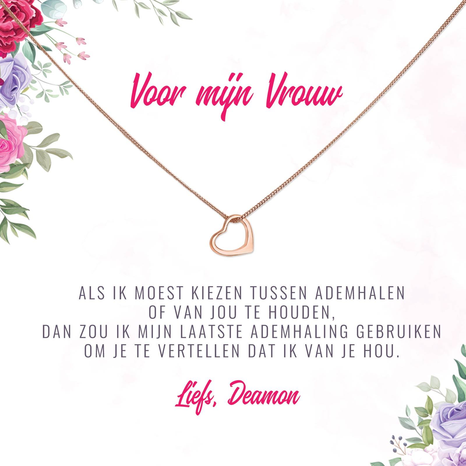 Als Ik Moest Kiezen Ketting - Bella Mia