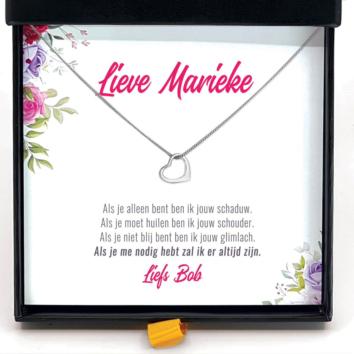 Als Je Me Nodig Hebt Zal Ik Er Altijd Zijn Ketting - Bella Mia