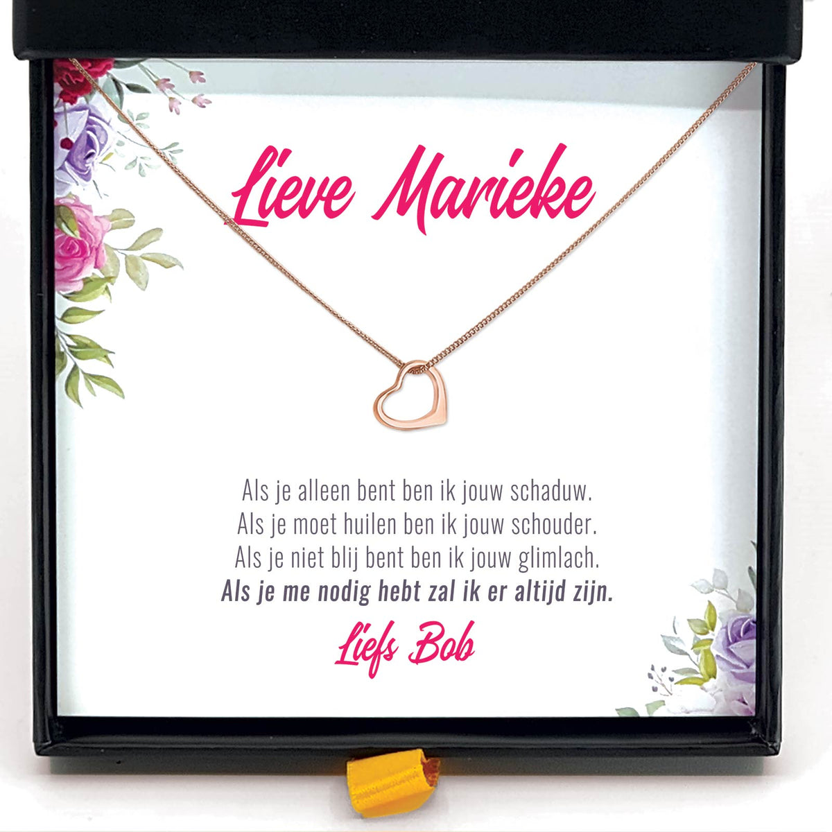 Als Je Me Nodig Hebt Zal Ik Er Altijd Zijn Ketting - Bella Mia