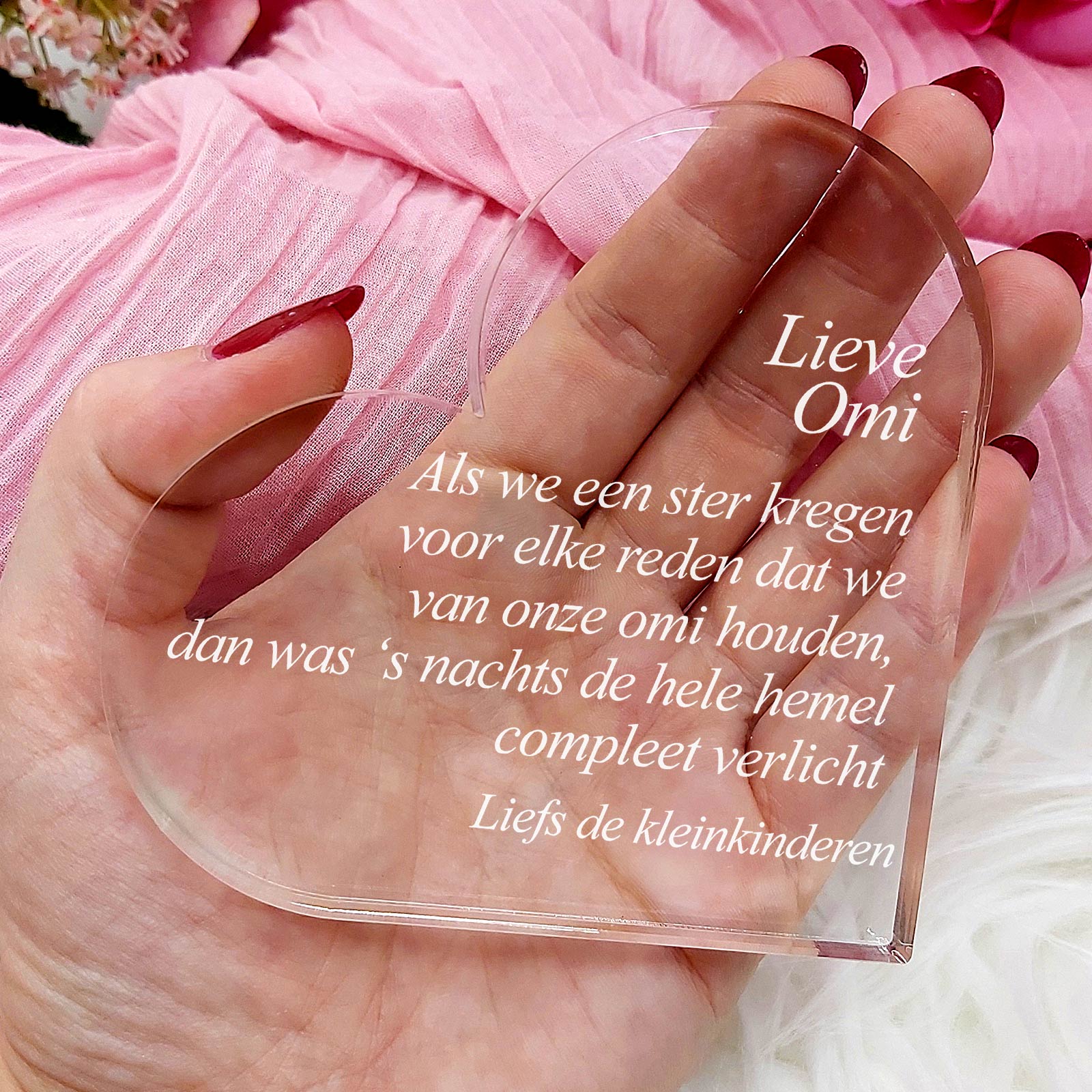 Als We Een Ster Kregen - Omi Hart van Plexi Glas - Bella Mia