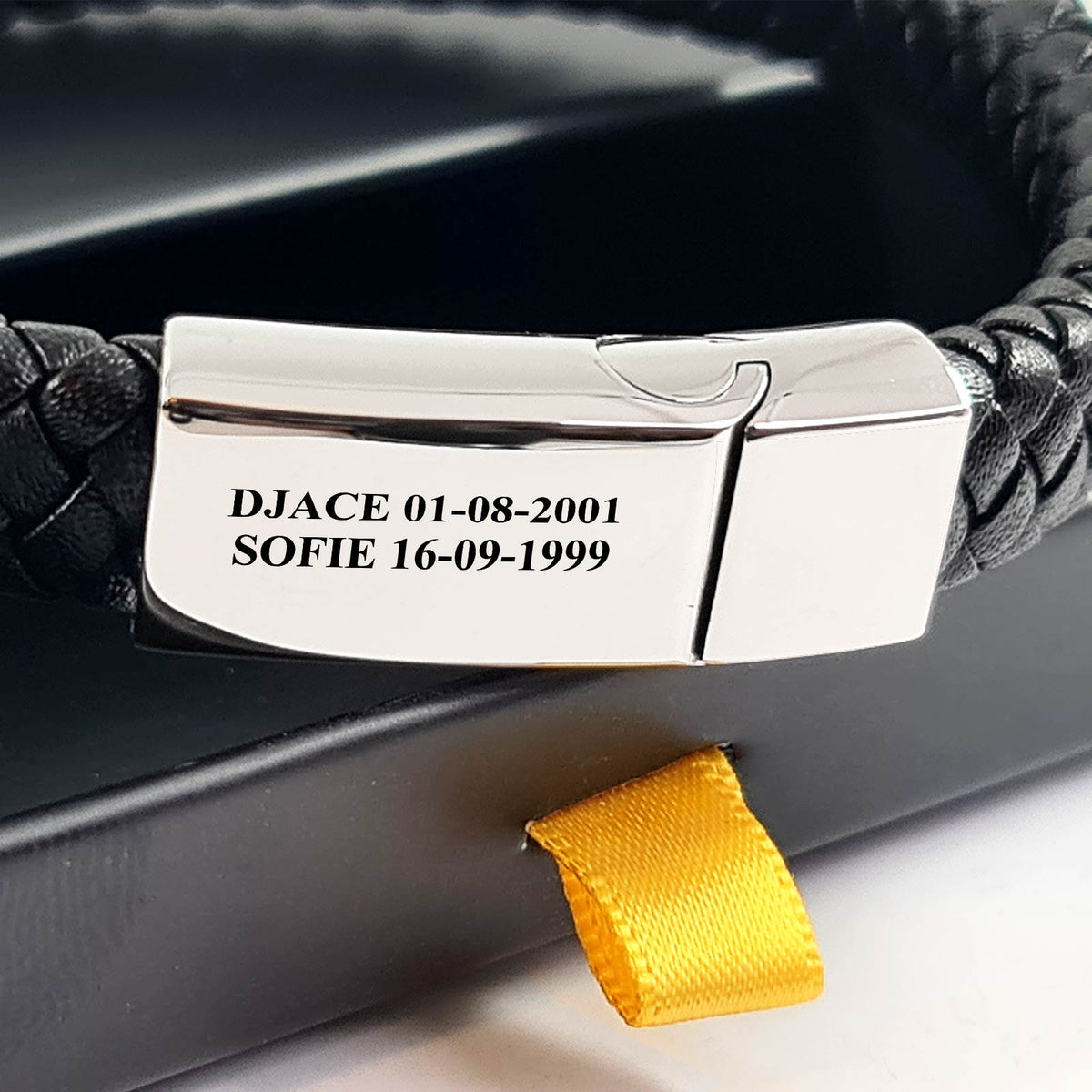 Armband met Namen &amp; Data - Bella Mia