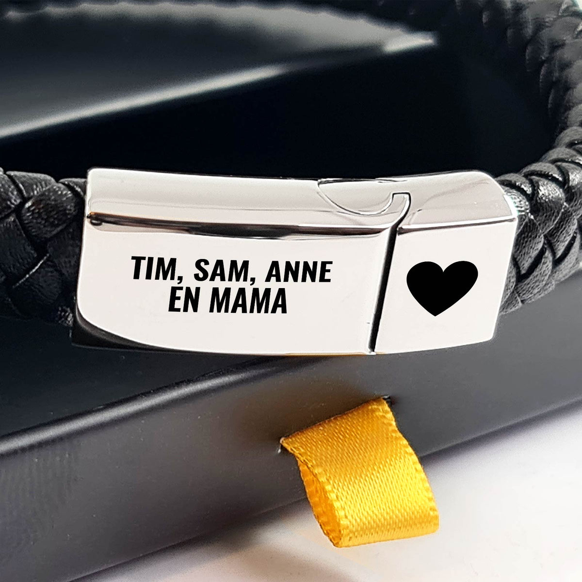 Armband met Namen van de Kinderen - Bella Mia