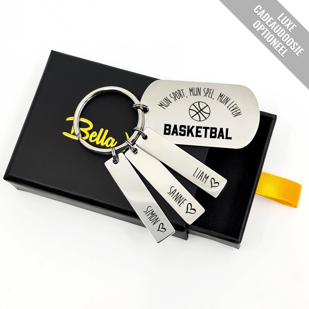 Basketbal Mijn Sport, Mijn Spel, Mijn Leven Sleutelhanger - Bella Mia