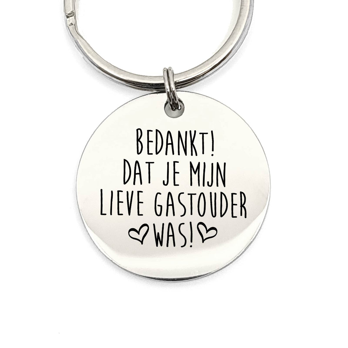 Bedankt dat je mijn Lieve Gastouder was Sleutelhanger - Bella Mia