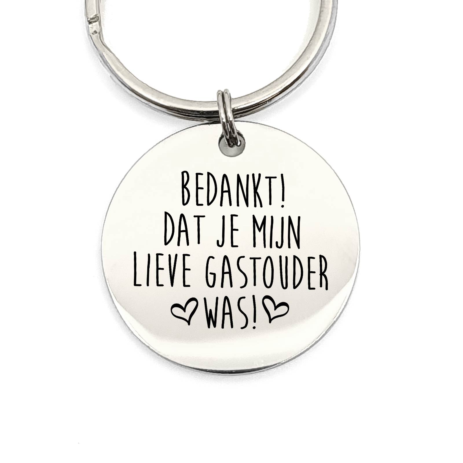 Bedankt dat je mijn Lieve Gastouder was Sleutelhanger - Bella Mia