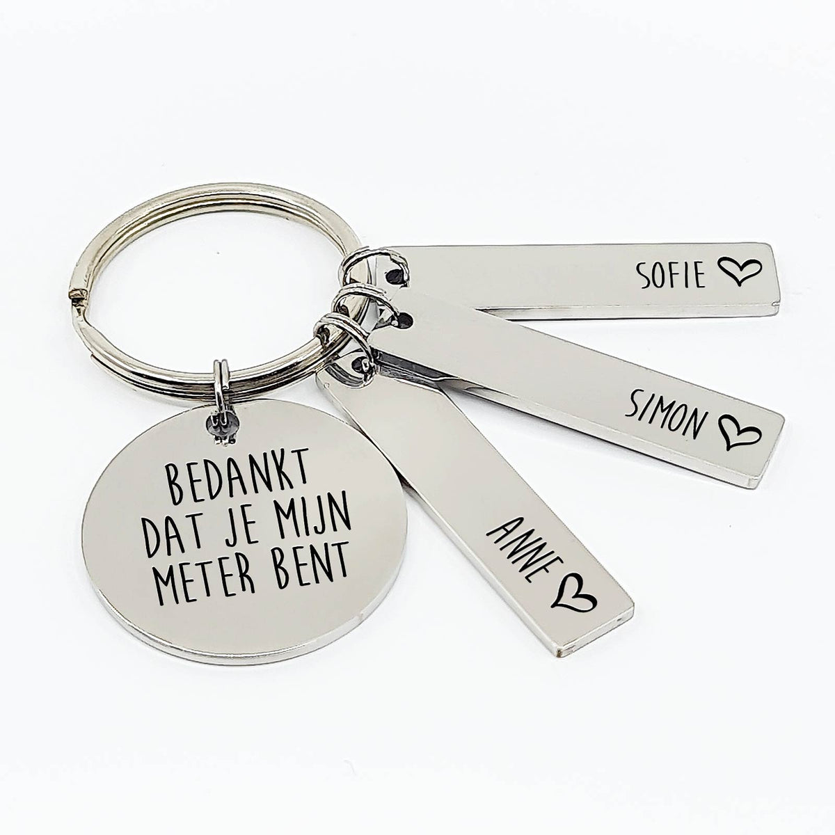 Bedankt Dat Je Mijn Meter Bent Sleutelhanger - Bella Mia