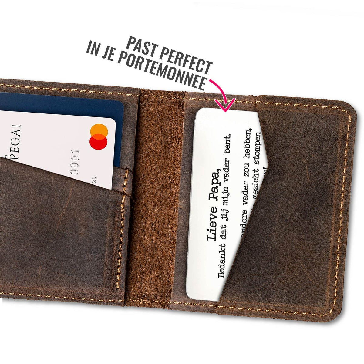 Bedankt Dat Jij Mijn Papa Bent Stalen Kaartje - Bella Mia