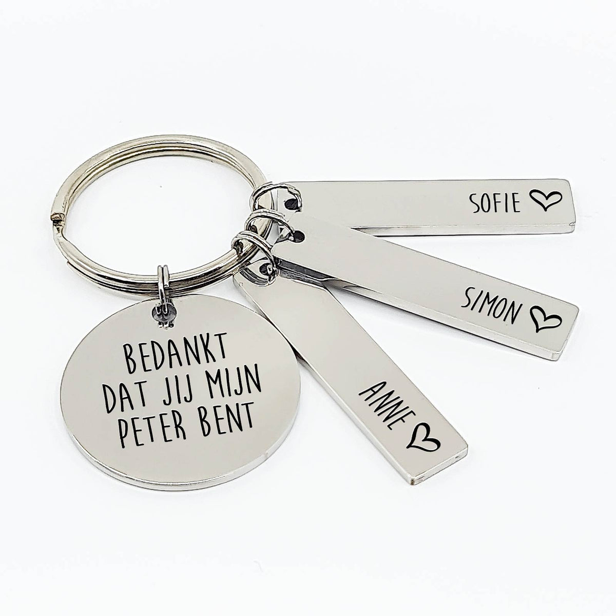 Bedankt Dat Jij Mijn Peter Bent Sleutelhanger - Bella Mia