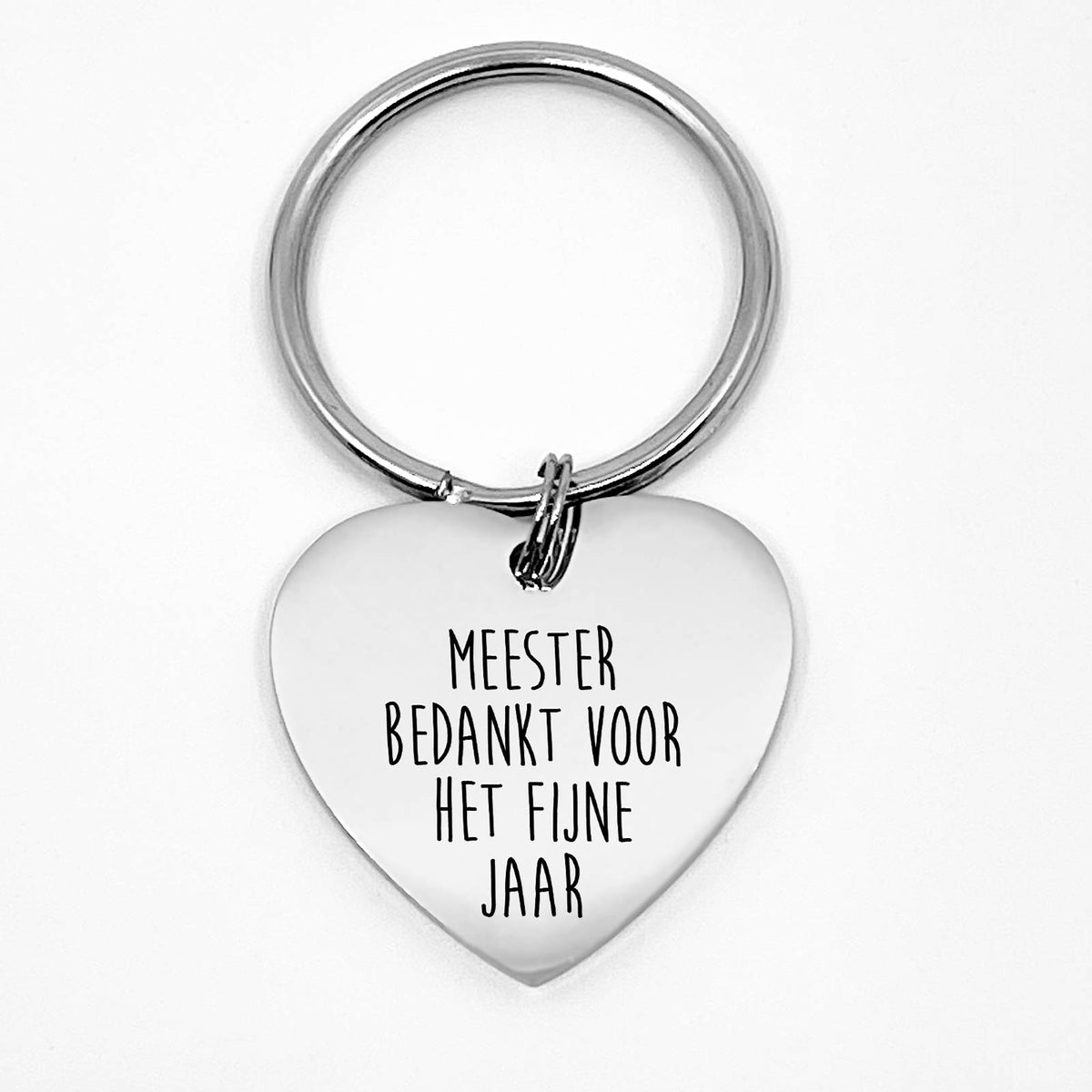 Bedankt Meester Voor Het Fijne Jaar! Sleutelhanger - Bella Mia