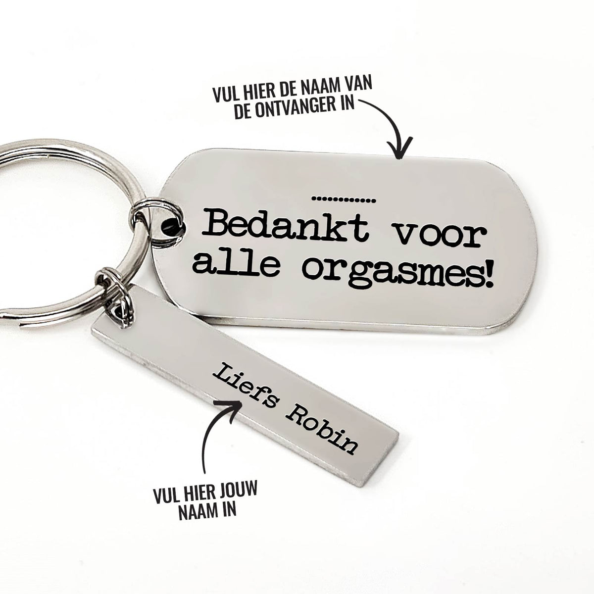 ... Bedankt Voor Alle Orgasmes Sleutelhanger - Bella Mia
