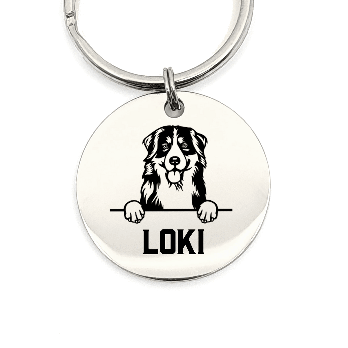 Berner Senner + Naam Sleutelhanger - Bella Mia