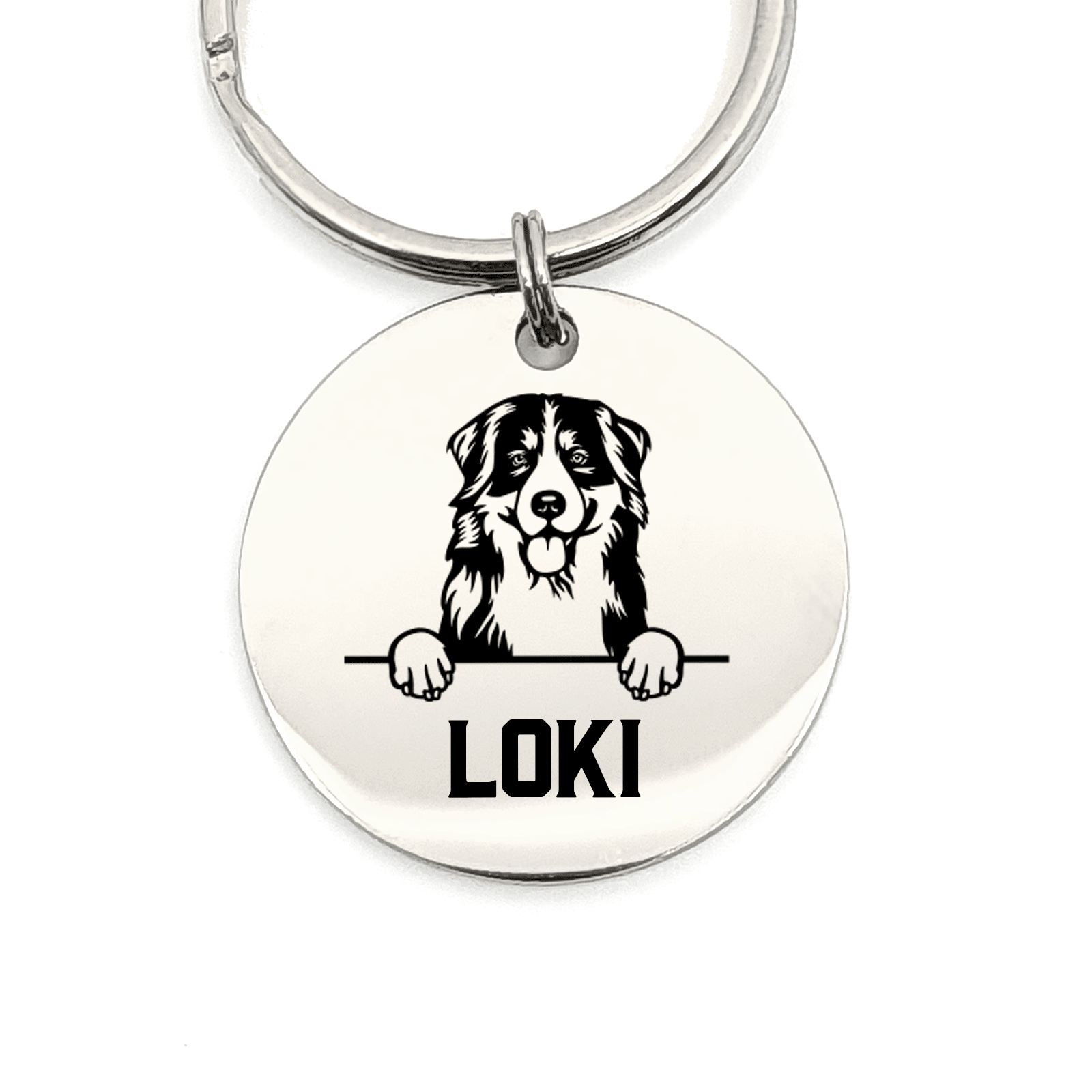 Berner Senner + Naam Sleutelhanger - Bella Mia