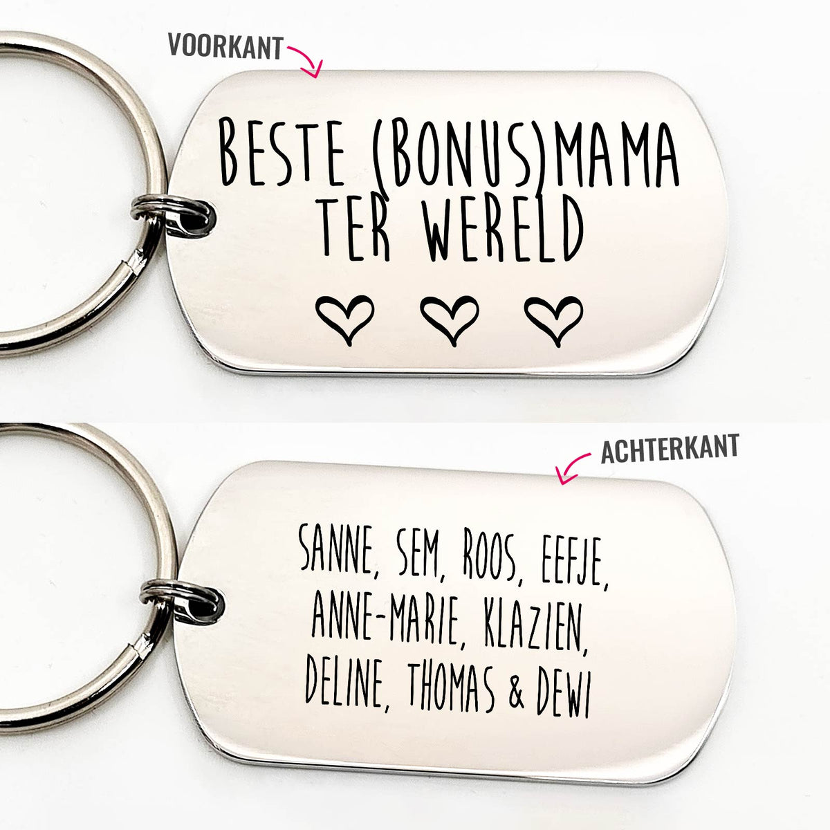 Beste (Bonus)Mama Ter Wereld - Dogtag - Bella Mia