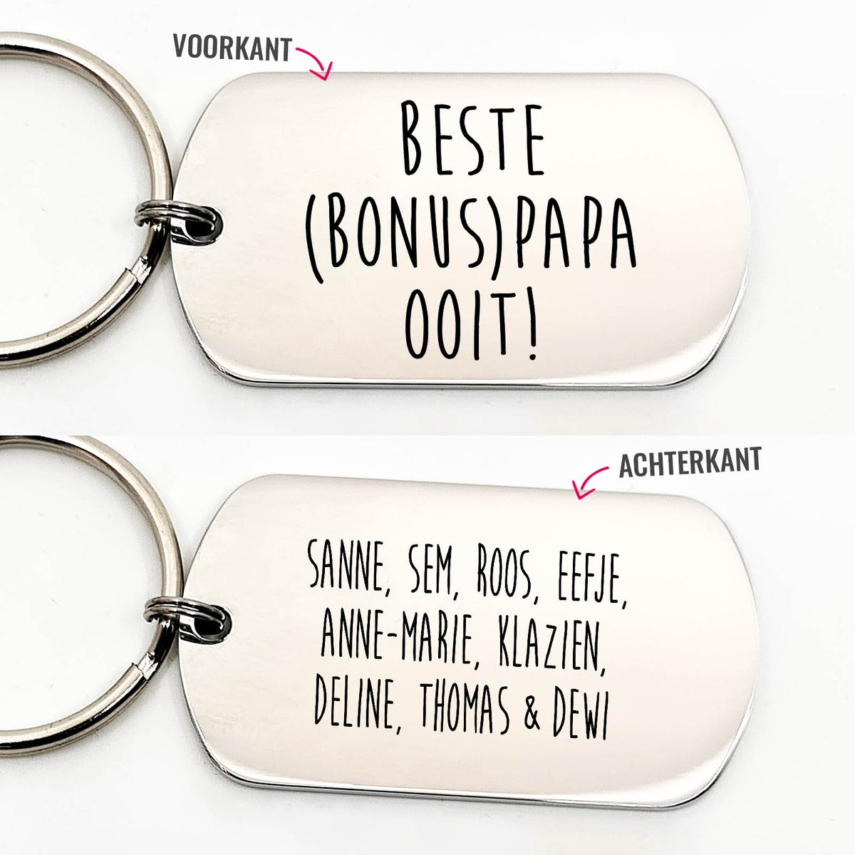 Beste (Bonus)Papa Ooit - Dogtag - Bella Mia
