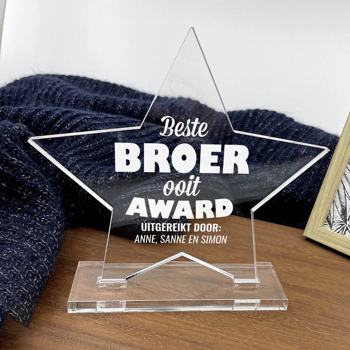 Beste Broer Ooit Award - Bella Mia