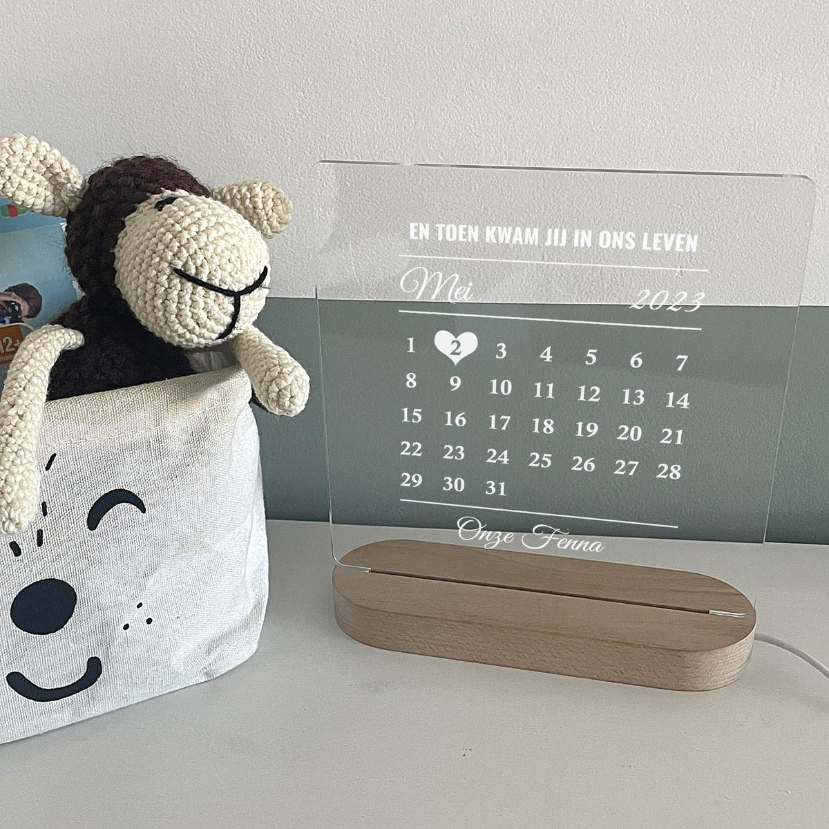 Beste Dag Ooit Kalender - Ledlamp - Bella Mia