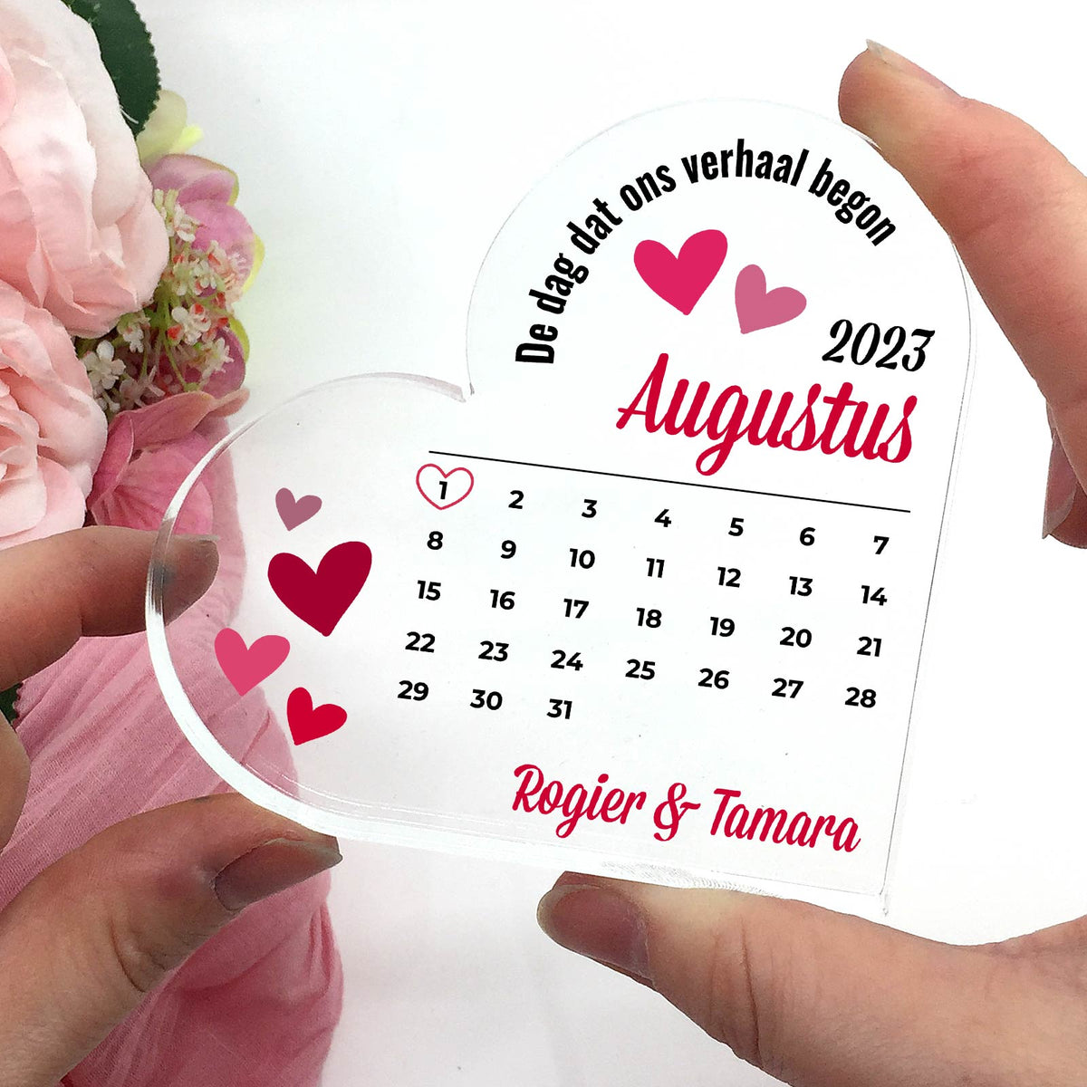 Beste dag ooit - Plexi Glas Hart - Bella Mia