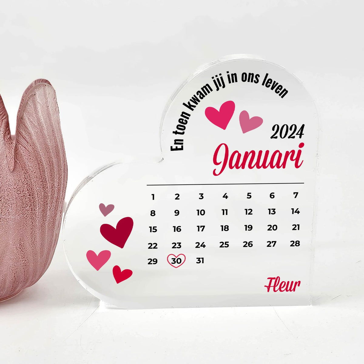 Beste dag ooit - Plexi Glas Hart - Bella Mia