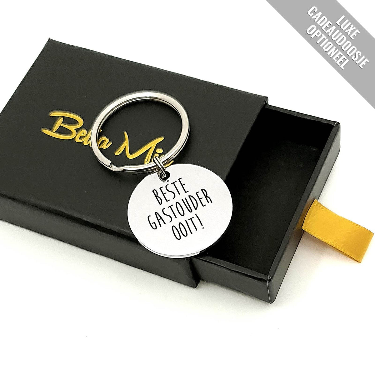 Beste Gastouder Ooit Sleutelhanger - Bella Mia