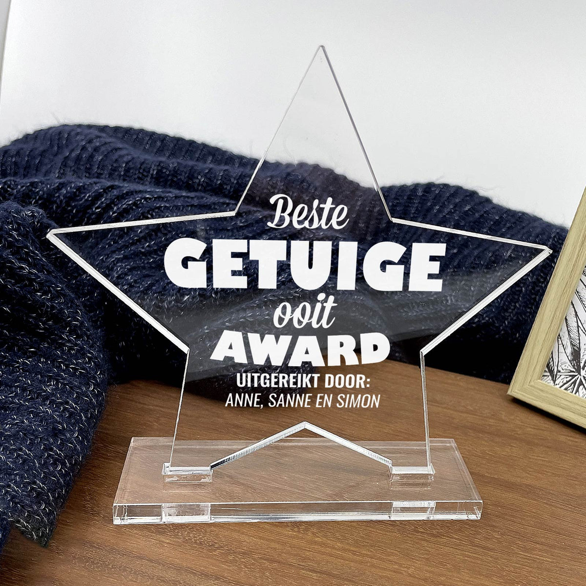 Beste Getuige Ooit Award - Bella Mia