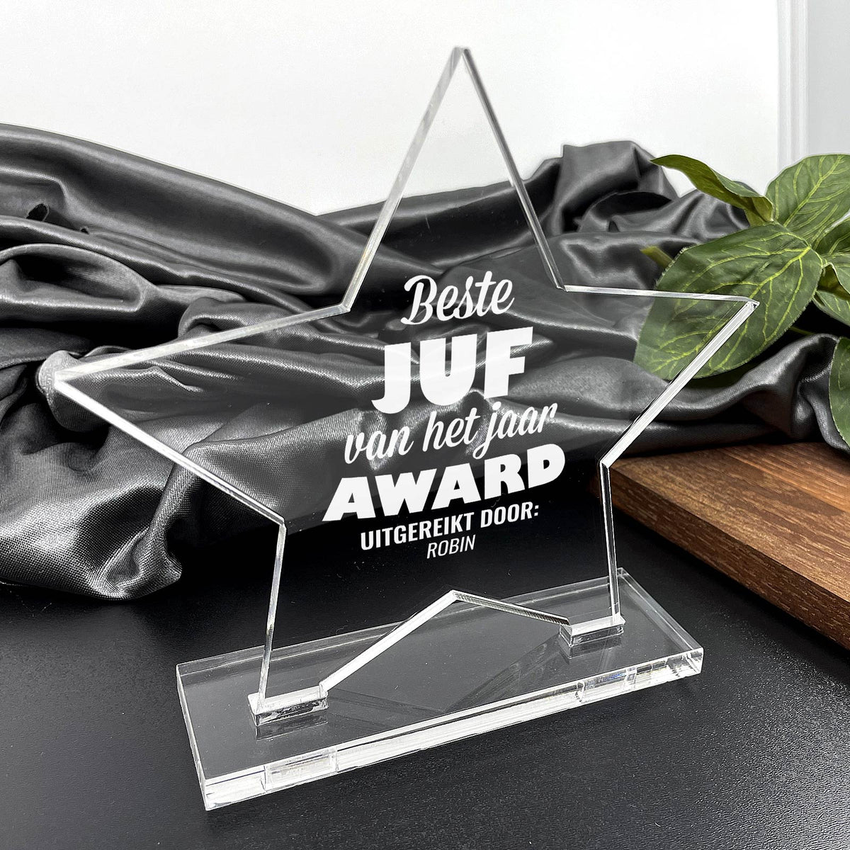 Beste Juf of Meester Ster Award! - Bella Mia