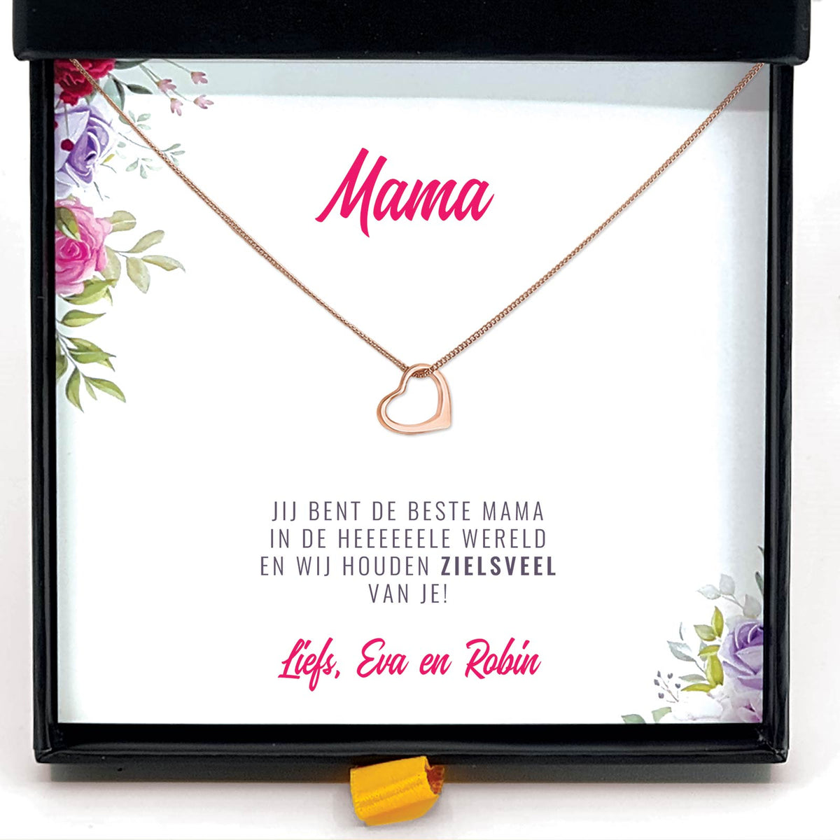 Beste Mama In De Hele Wereld Ketting - Bella Mia
