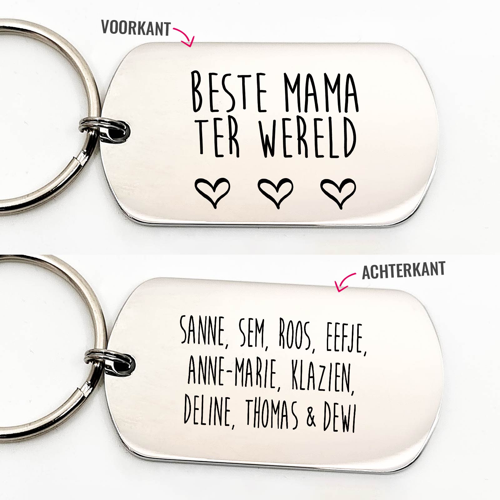Beste Mama Ter Wereld - Dogtag - Bella Mia