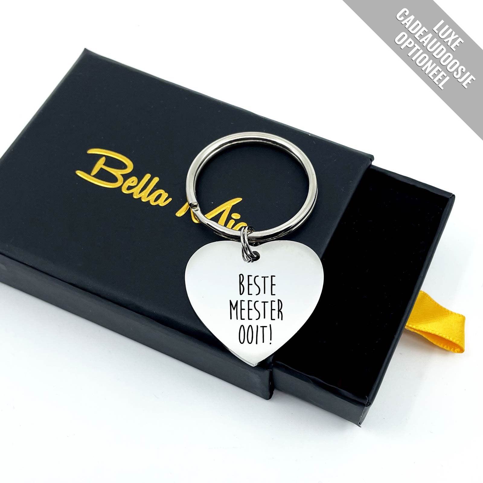 Beste Meester Ooit! Sleutelhanger - Bella Mia