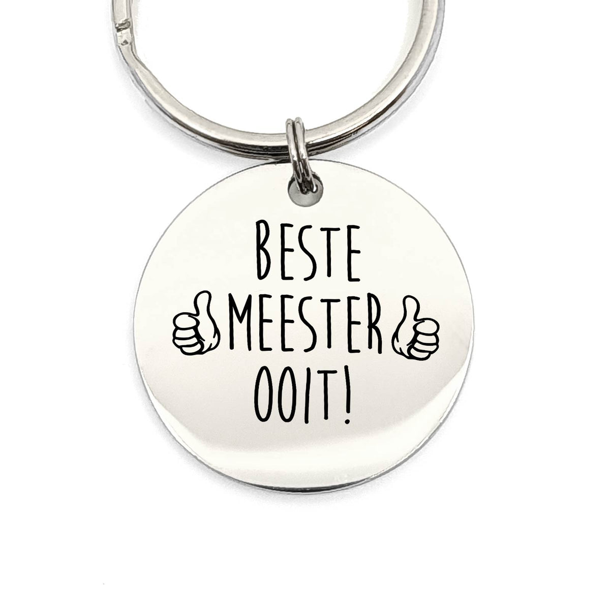 Beste Meester Ooit Sleutelhanger - Bella Mia