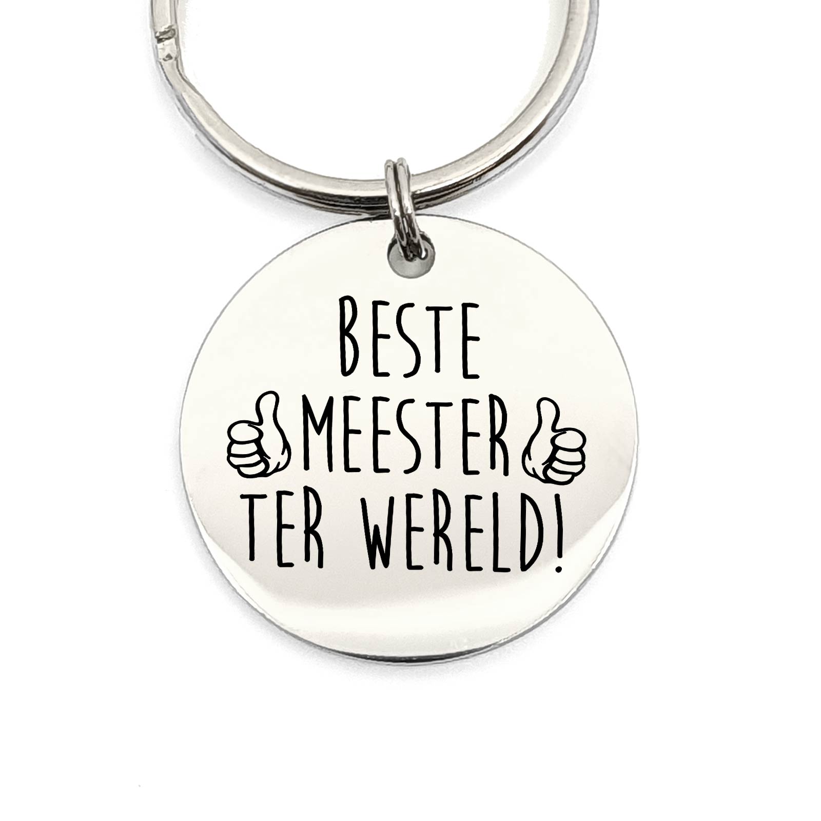 Beste Meester Ter Wereld Sleutelhanger - Bella Mia