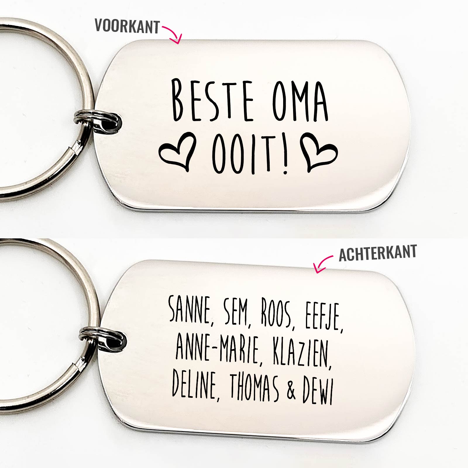 Beste Oma Ooit - Dogtag - Bella Mia