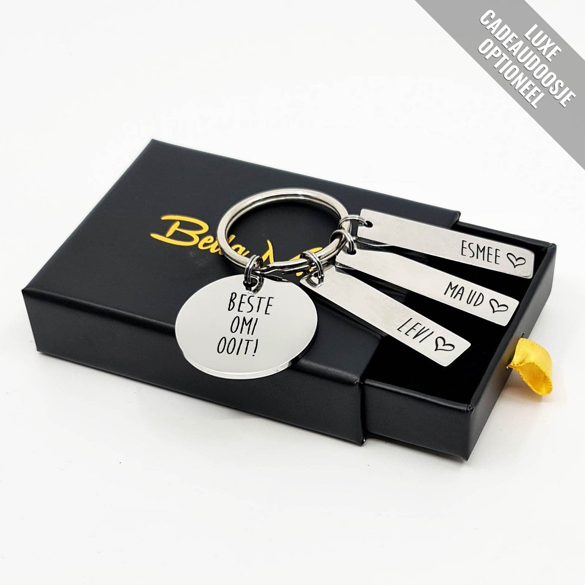 Beste Omi Ooit Sleutelhanger - Bella Mia