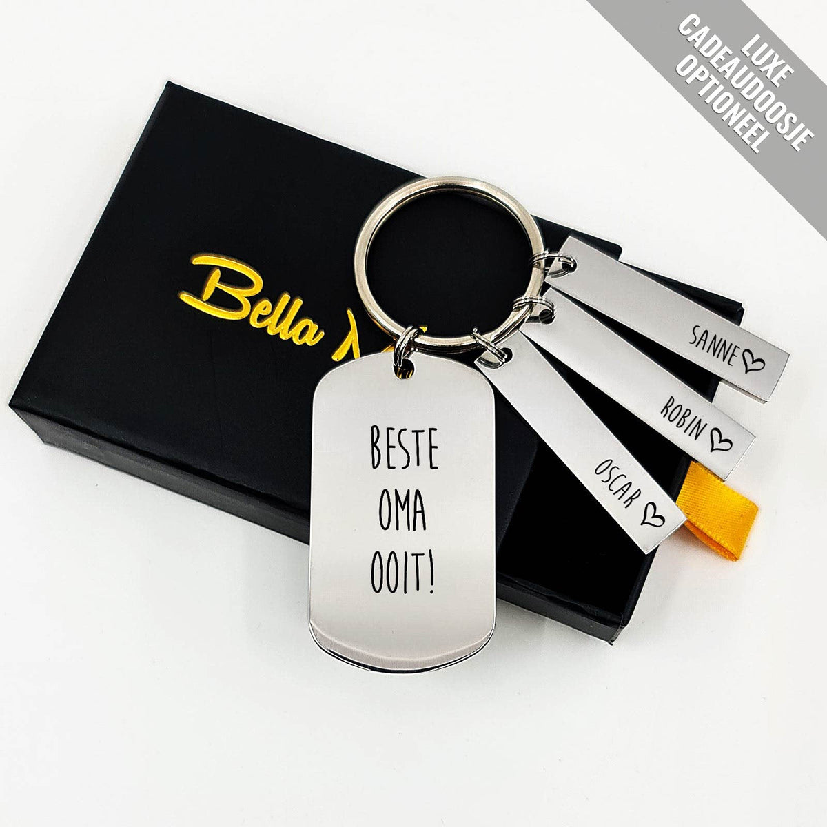 Beste ... Ooit Moederdag Sleutelhanger - Bella Mia