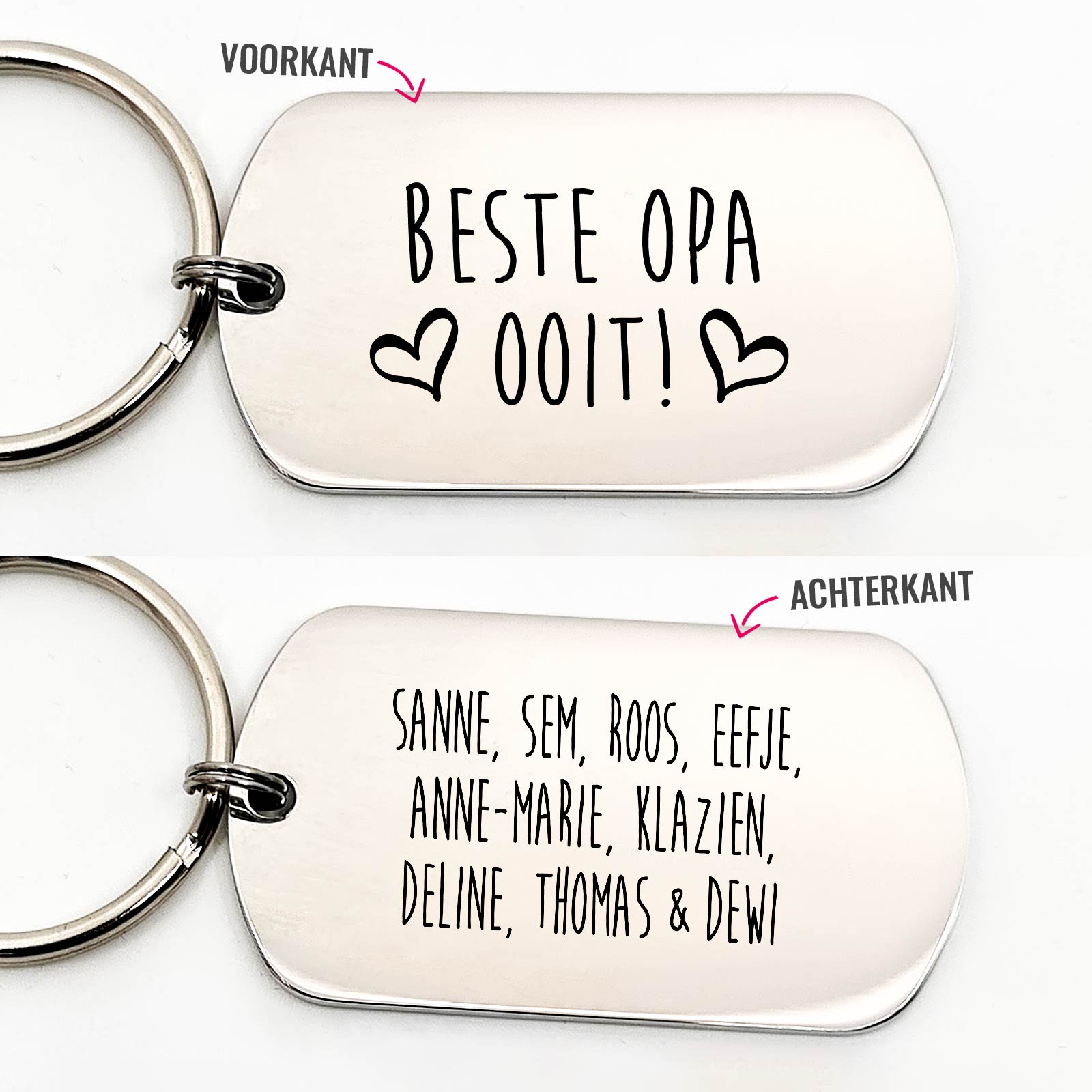 Beste Opa Ooit - Dogtag - Bella Mia