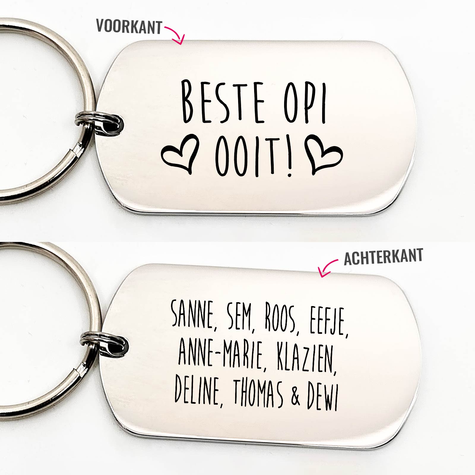 Beste Opi Ooit - Dogtag - Bella Mia